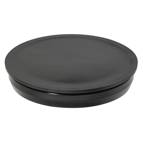 Visipak CLOSURE-FLX PLUG ROUND-1 1/8"-FLAT TOP-NO TAB-LDPE-BLACK, 500PK 007729